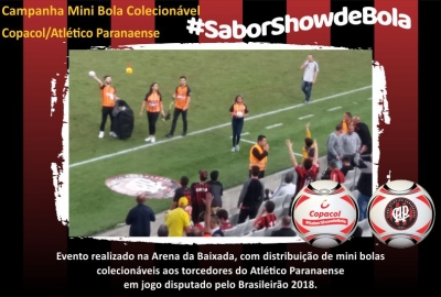 Campanha #saborshowdebola Copacol/Atlético - PR